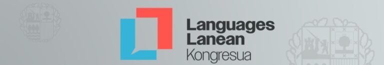 Cartel del congreso Languages Lanean