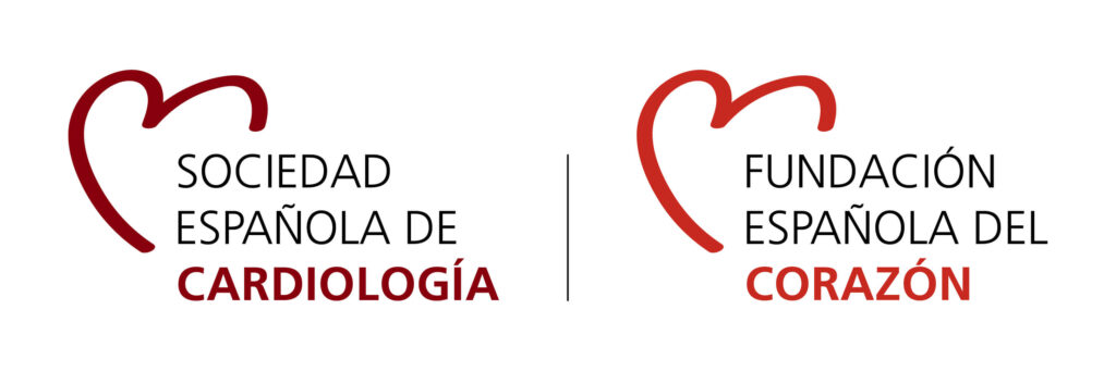 Logos de la Sociedad Española de Cardiología y de la Fundación Española del Corazón.