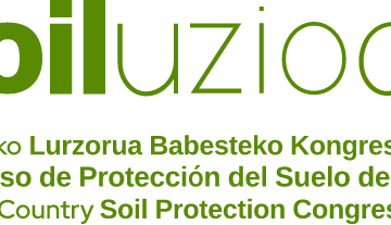 Logo: Soiluzioak 2023. Euskadiko Lurzorua Babesteko Kongresua. Congreso de Protección del Suelo de Euskadi. Basque Country Soil Protection Congress.